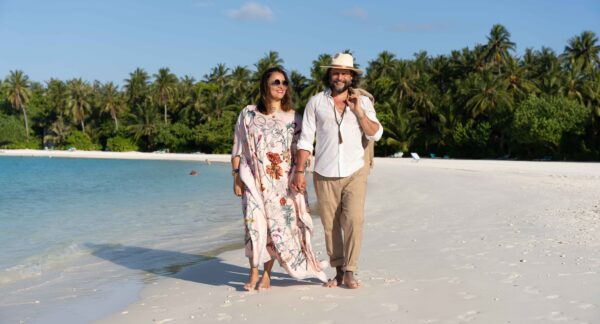 Flitterwochen im Kandima Maldives: Saina und Manuel Cortez verliebt auf den Malediven