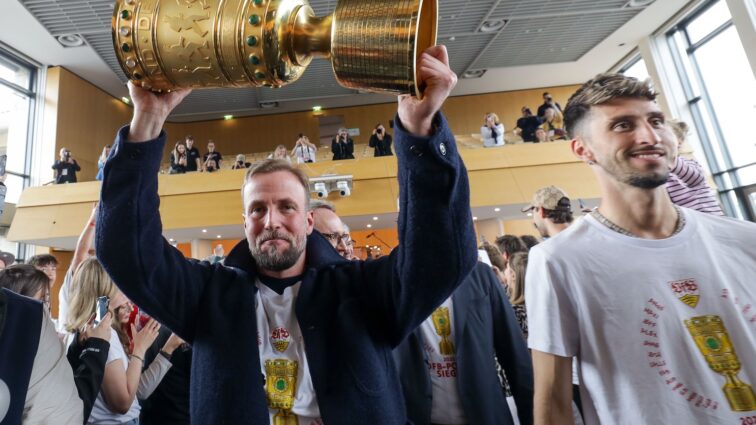 Oberbürgermeister Dr. Frank Nopper empfängt den VfB Stuttgart