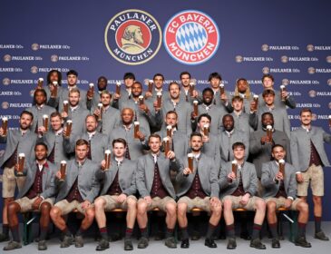 FC Bayern – Lederhosen-Shooting von Partner Paulaner 2025
