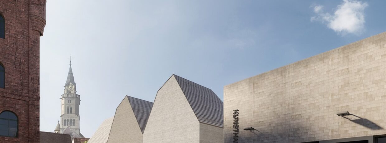 Erweiterungsbau der Kunsthalle Würth nimmt Gestalt an: Der Rohbau ist abgeschlossen