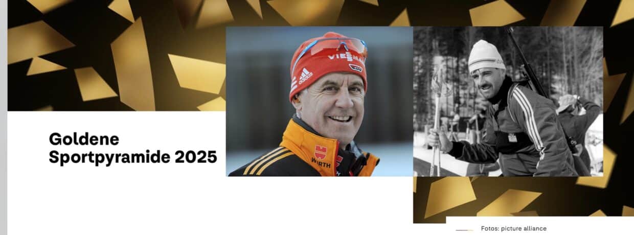 Goldene Sportpyramide 2025: Sporthilfe ehrt Biathlon-Legende Fritz Fischer für sein Lebenswerk