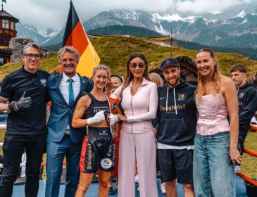 Charity-Kampf von Profiboxerin Elisa Frey im Bio-Hotel Stanglwirt