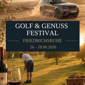 Golf & Genuss Festival Friedrichsruhe: Das Event des Jahres mit INLUPA select
