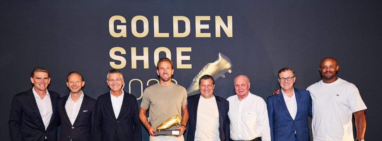 Zweiter Goldener Schuh für Harry Kane – und Laudatio von Luca Toni
