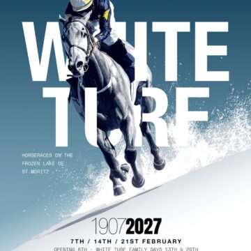 White Turf St. Moritz 2027 – eine Zeitreise: 120 Jahre Internationale Pferderennen auf dem gefrorenen See